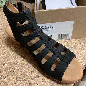 New Clark’s black shoes